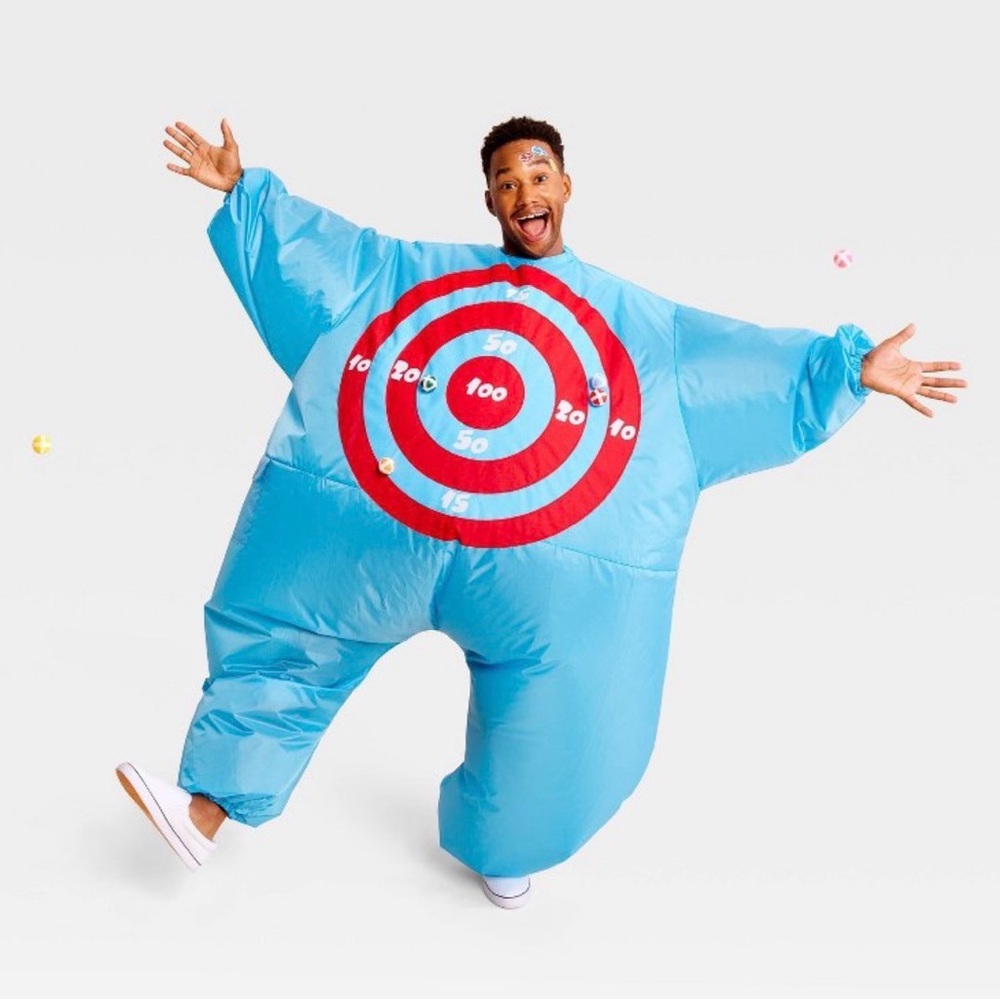 Adult Target Board Inflatable Jumauit Costume
